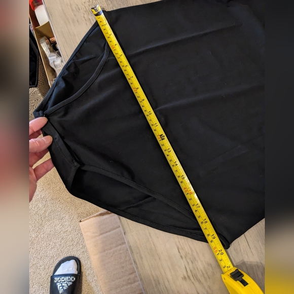 Eden & Ivy black plus size bodysuit ruffle sleeves. Nwt - Picture 15 of 15